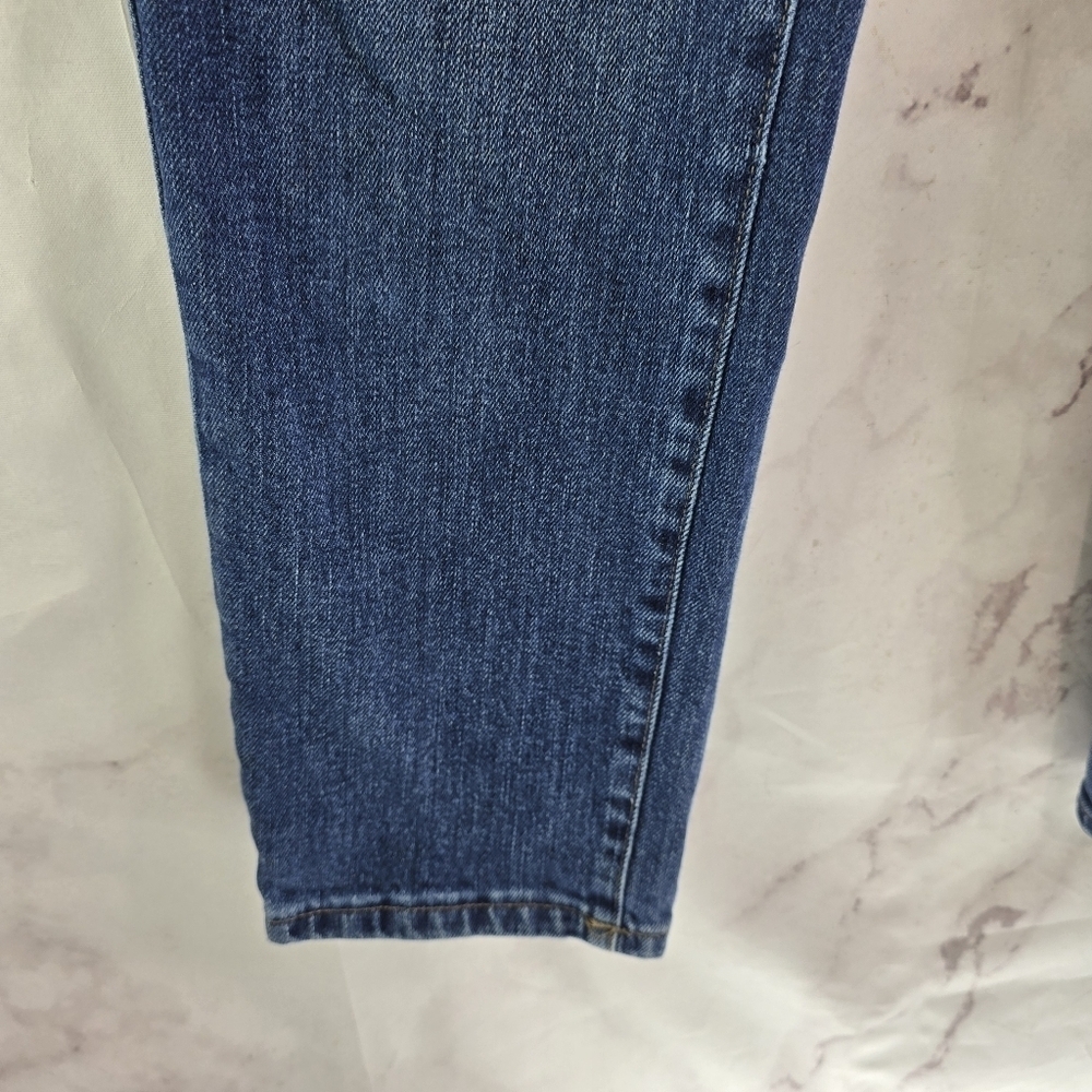 Marine Layer Jeans Womens 27 Vintage Straight Dark Wash Denim High Rise Stretch - Picture 2 of 10